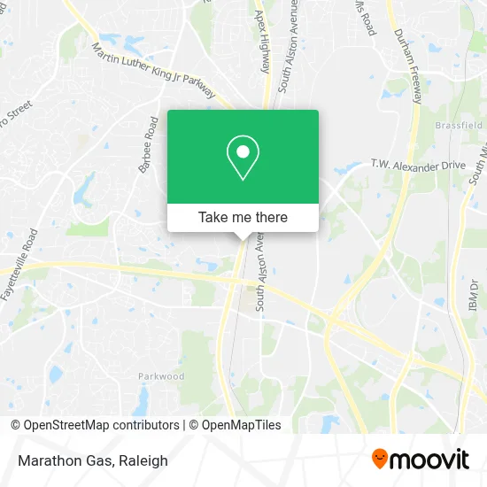 Marathon Gas map