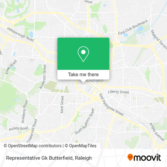 Representative Gk Butterfield map