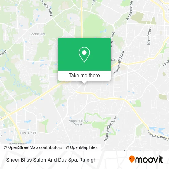 Sheer Bliss Salon And Day Spa map