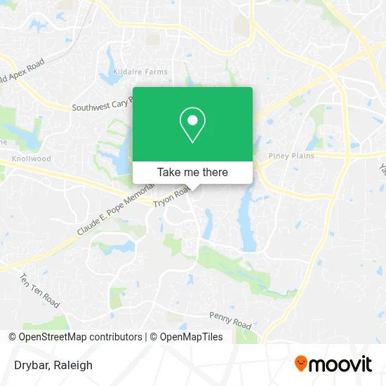 Drybar map