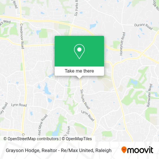 Grayson Hodge, Realtor - Re / Max United map