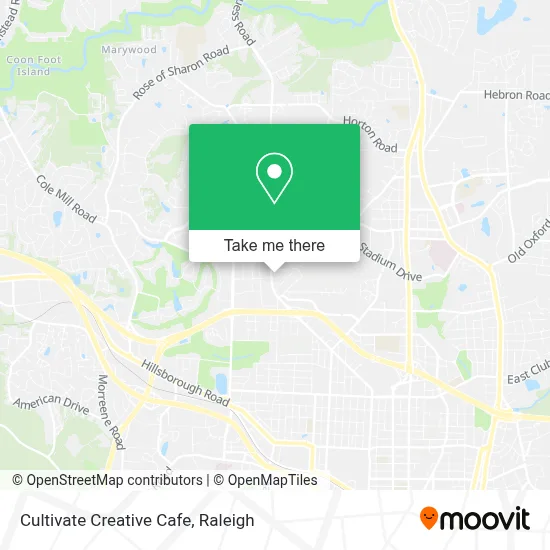 Cultivate Creative Cafe map