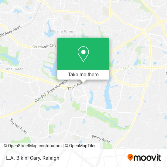 L.A. Bikini Cary map