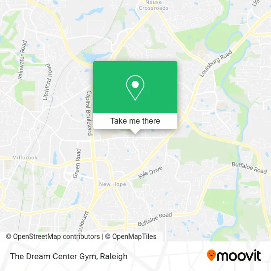 The Dream Center Gym map