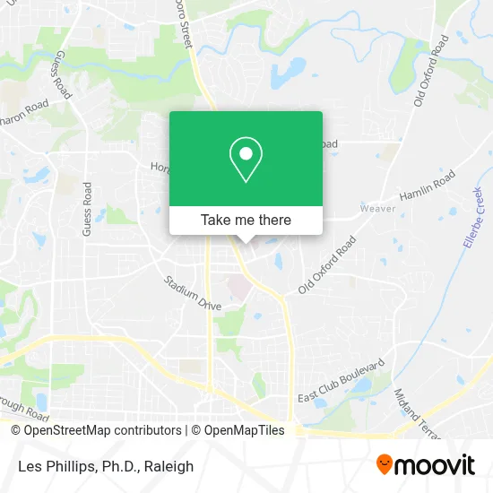 Les Phillips, Ph.D. map