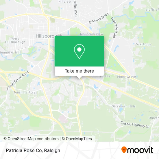 Patricia Rose Co map
