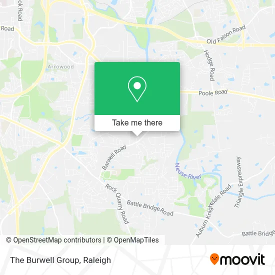 The Burwell Group map