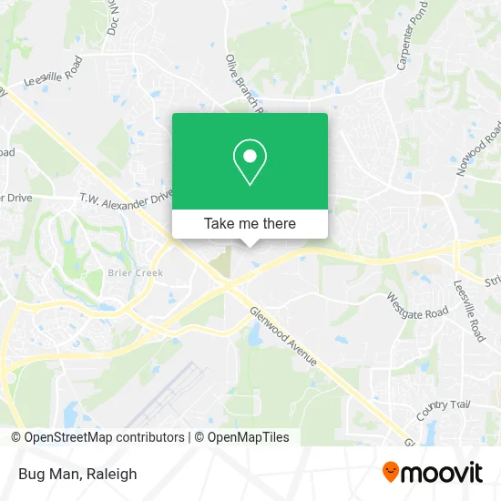 Bug Man map