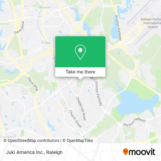 Juki America Inc. map