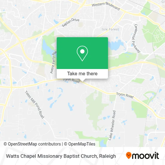 Watts Chapel Missionary Baptist Church map