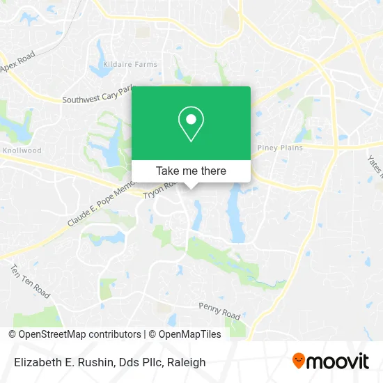 Elizabeth E. Rushin, Dds Pllc map