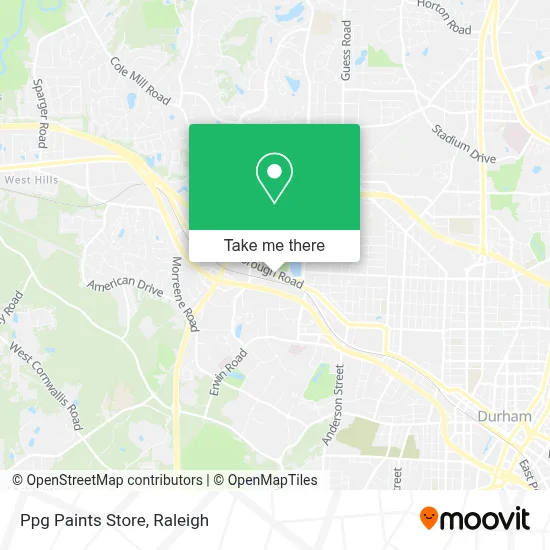 Ppg Paints Store map