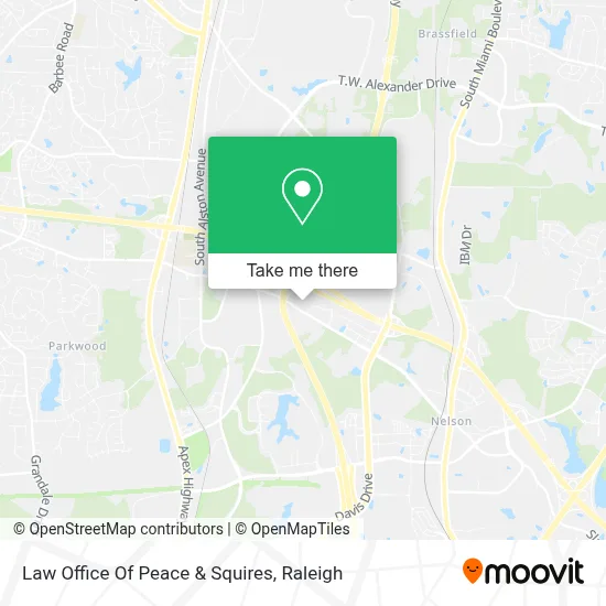 Law Office Of Peace & Squires map