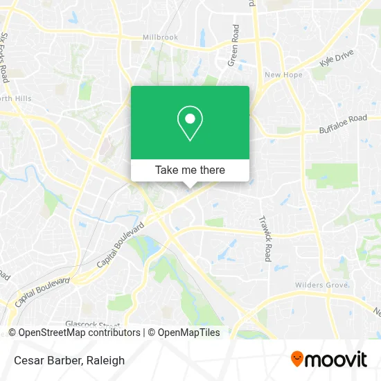 Cesar Barber map
