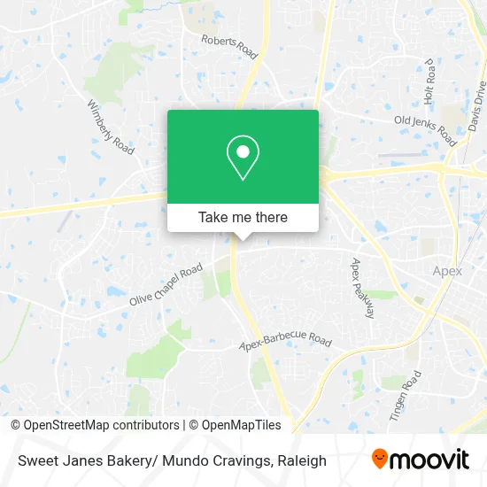 Sweet Janes Bakery/ Mundo Cravings map