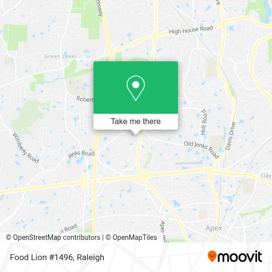 Food Lion #1496 map