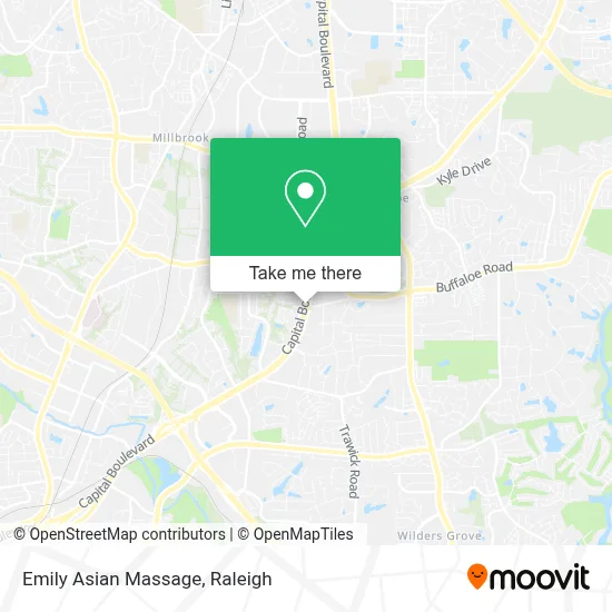 Emily Asian Massage map