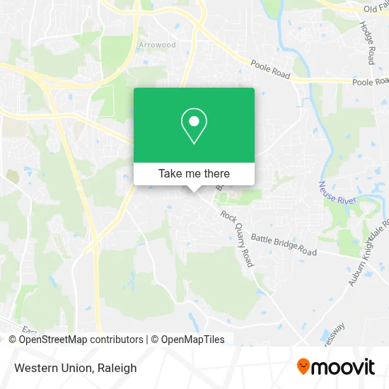 Western Union map