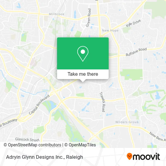 Adryin Glynn Designs Inc. map