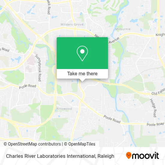 Charles River Laboratories International map