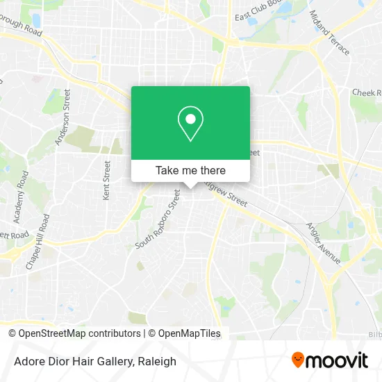 Adore Dior Hair Gallery map