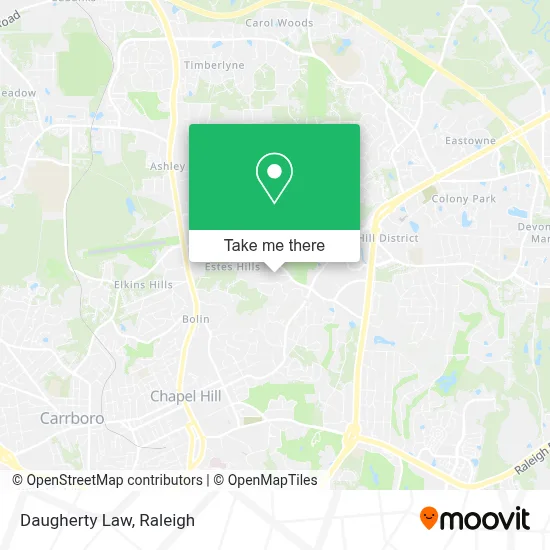 Daugherty Law map