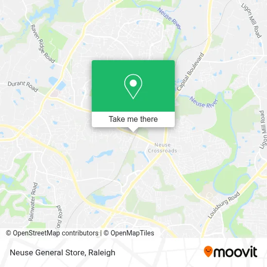Neuse General Store map