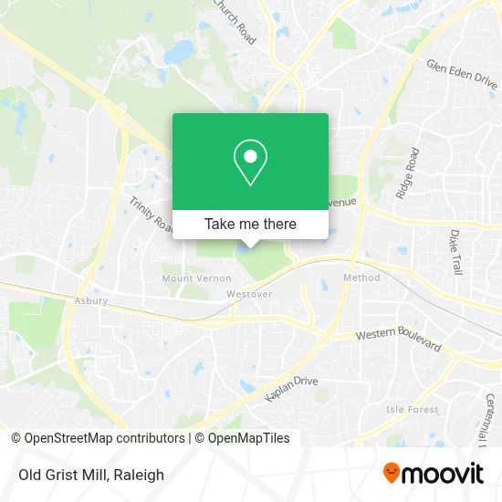 Old Grist Mill map