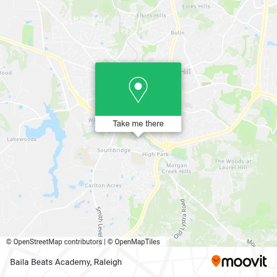 Baila Beats Academy map