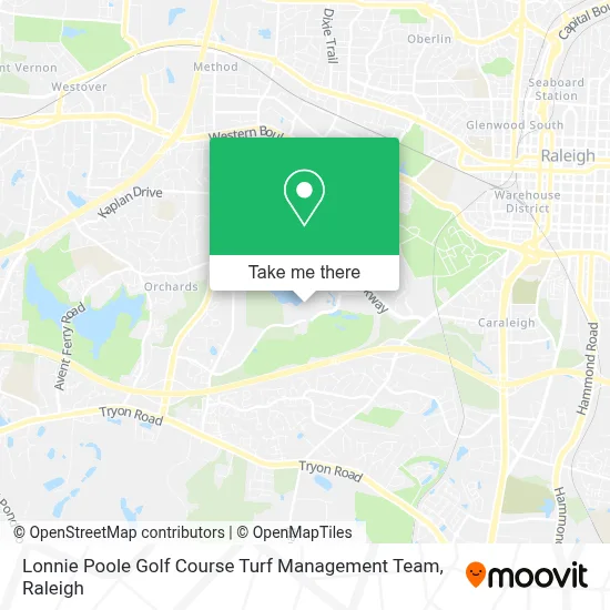 Lonnie Poole Golf Course Turf Management Team map