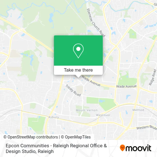 Epcon Communities - Raleigh Regional Office & Design Studio map