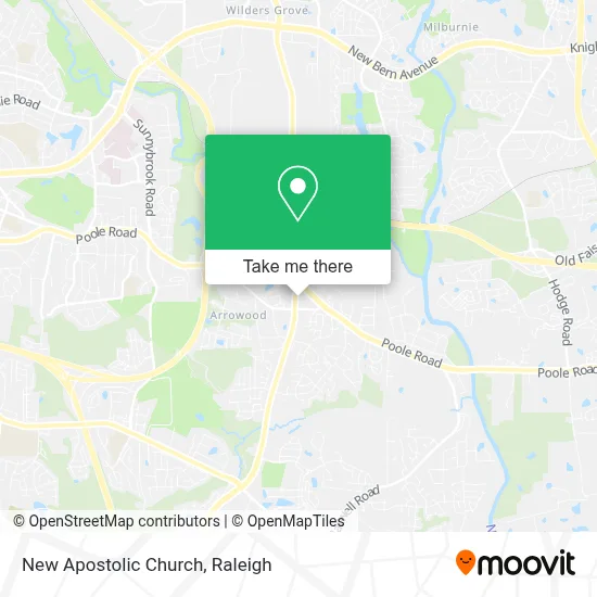 New Apostolic Church map