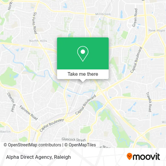Alpha Direct Agency map