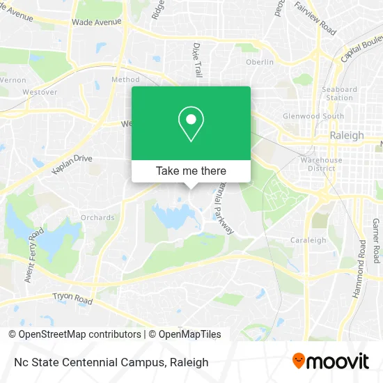 Nc State Centennial Campus map
