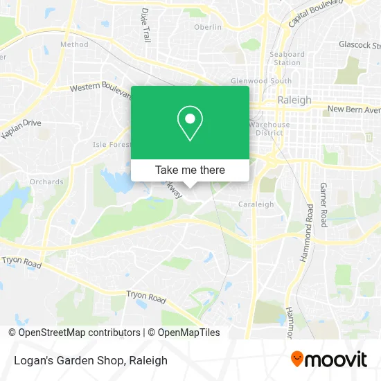 Logan's Garden Shop map