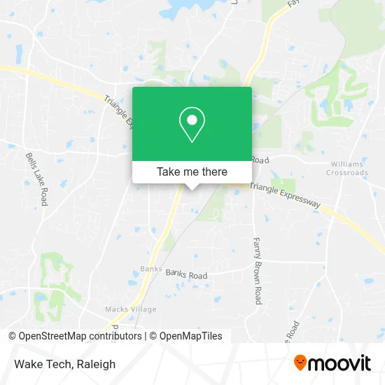 Wake Tech map
