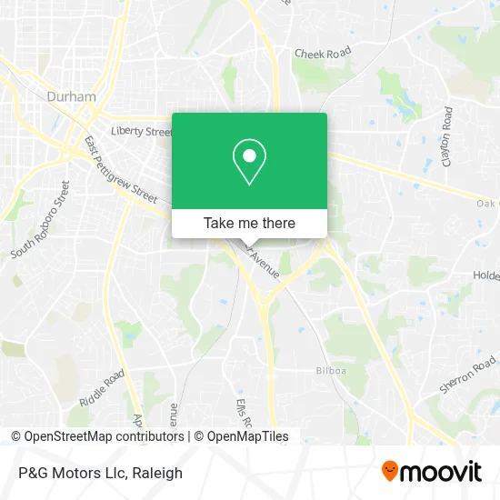 P&G Motors Llc map