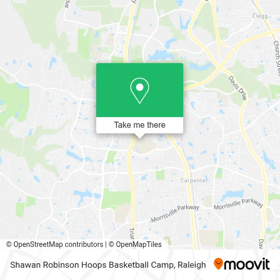 Shawan Robinson Hoops Basketball Camp map