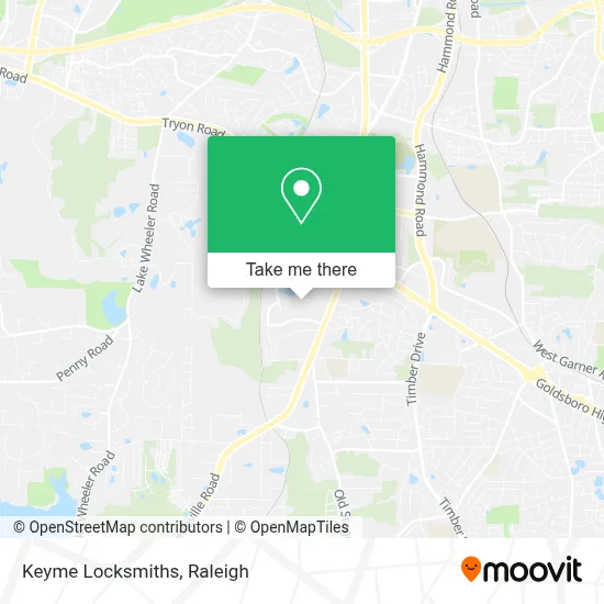 Keyme Locksmiths map
