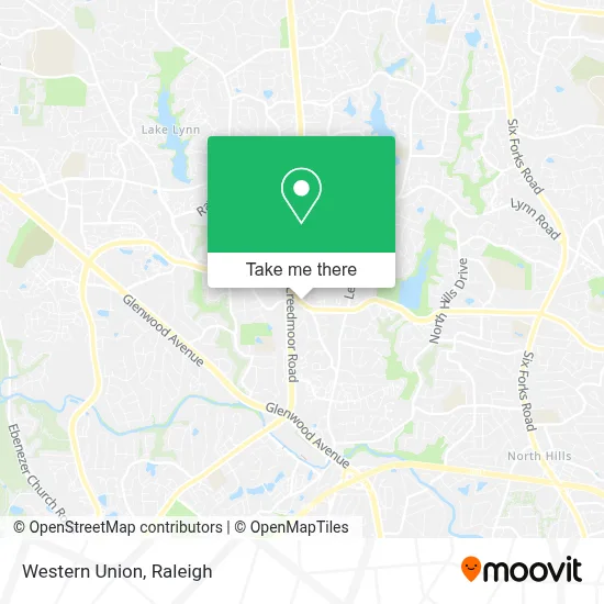 Western Union map