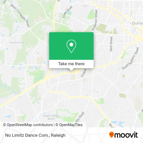 No Limitz Dance Com. map