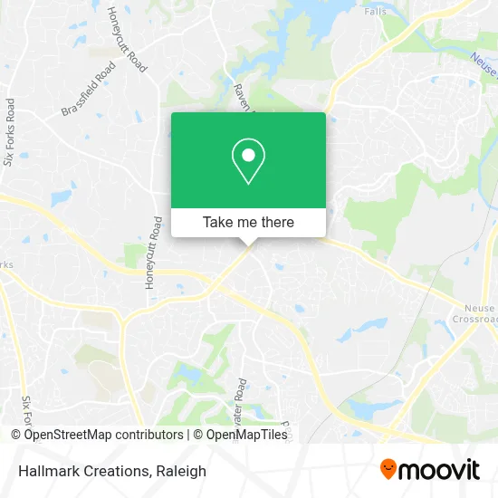 Hallmark Creations map