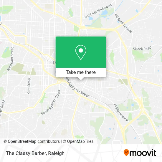The Classy Barber map