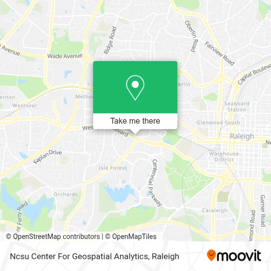 Ncsu Center For Geospatial Analytics map