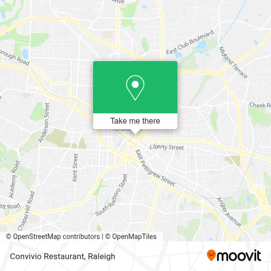 Convivio Restaurant map
