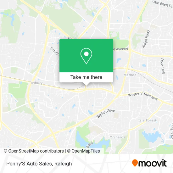 Penny’S Auto Sales map