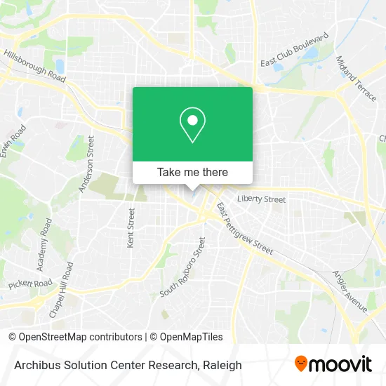 Archibus Solution Center Research map