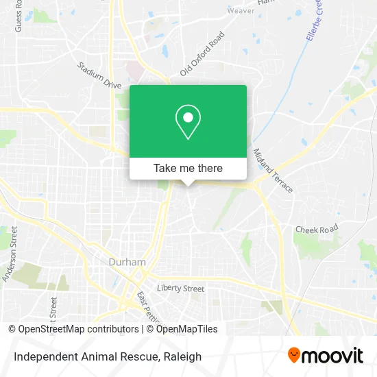 Independent Animal Rescue map