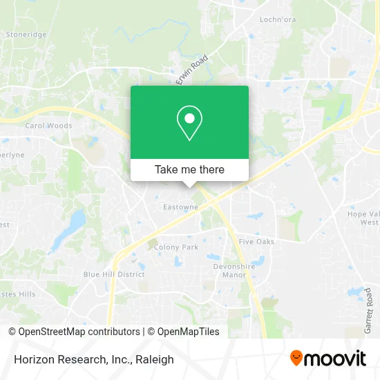 Horizon Research, Inc. map