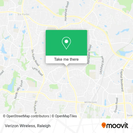 Verizon Wireless map